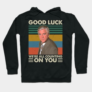 Retro Good Luck We're All Counting On You Hoodie